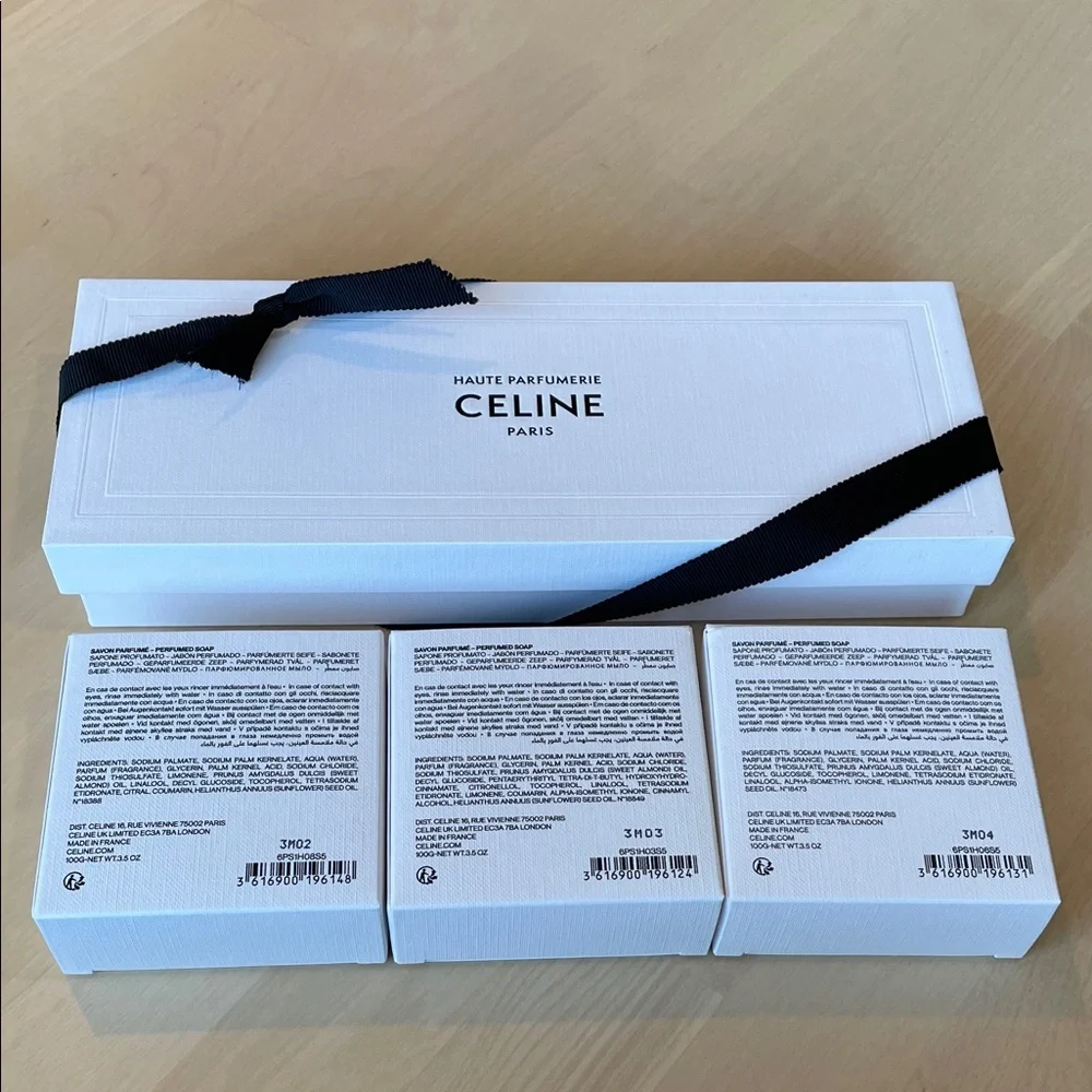 NIB Celine Perfumed Soap Trio - Picture 2 of 5